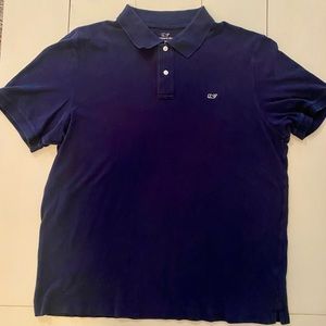 Vineyard Vines Men’s Polo- Navy Blue/ Size Large